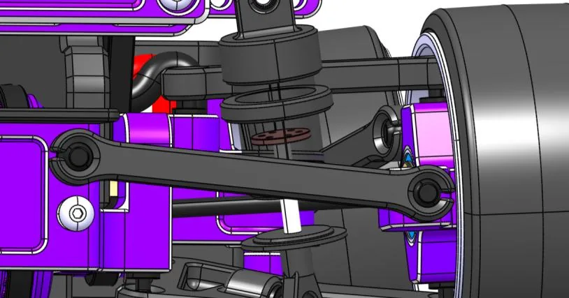 XP1 rear multi-link suspension